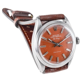 Rolex Steel Air King with Custom