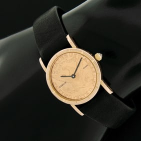Vintage Corum 18k Yellow Gold 23mm
