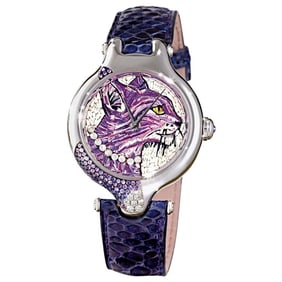 Stylish Watch White Gold White Diamonds