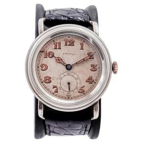 Eterna Nickle Art Deco Campaign Style