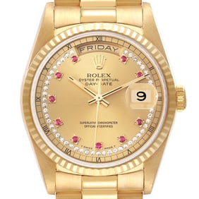 Rolex President Day-Date Yellow Gold String