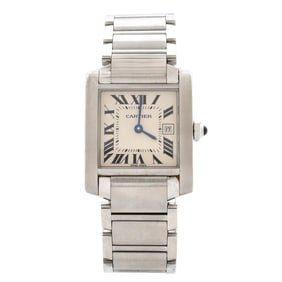 Cartier Tank Francaise Quartz Watch Stainless