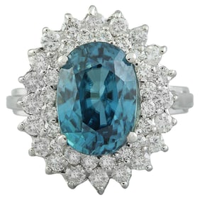 8.52 Carat Natural Zircon 14 Karat