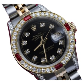 Ladies Rolex 26mm Datejust Two Tone