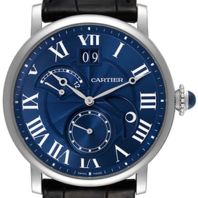 Cartier Rotonde Retrograde GMT Time Zone