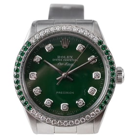 Rolex Stainless Steel Air-King with Custom