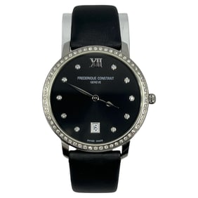 Frederique Constant Stainless steel Slimline Wristwatch