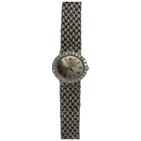 18k Piaget Watch With Diamonds