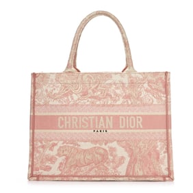 Christian Dior Canvas Embroidered Medium Dioriviera