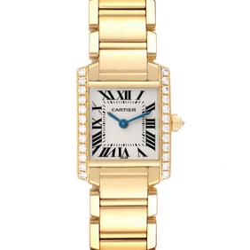 Cartier Tank Francaise Yellow Gold Diamond