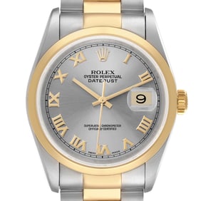 Rolex Datejust Steel Yellow Gold Slate