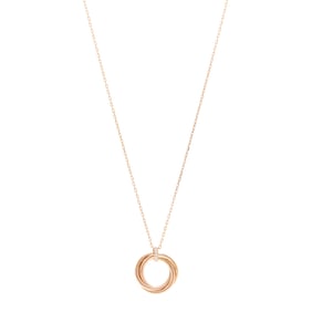 Cartier 18K Pink Gold Diamond Trinity