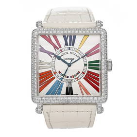 Franck Muller 18K White Gold Alligator (1 of 6)