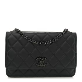 Chanel Lambskin Quilted Trendy CC Wallet