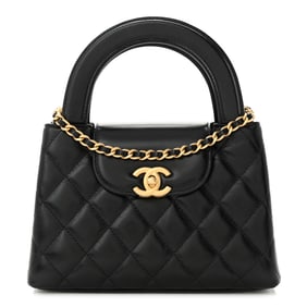 Chanel Shiny Aged Calfskin Quilted Nano