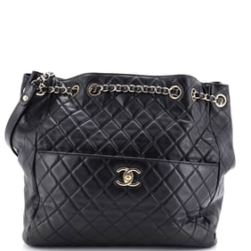 Chanel Drawstring CC Lock Bucket Bag
