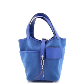 Hermes Cargo Picotin Lock Bag Canvas