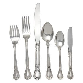 "CHANTILLY" sterling silver flatware set patented