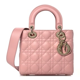 Christian Dior Lambskin Cannage Small My