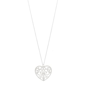 Tiffany Sterling Silver Enchant Heart Pendant