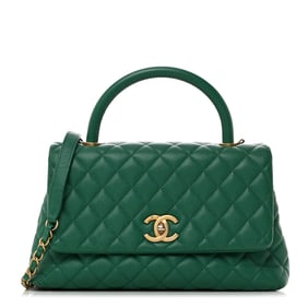 Chanel Caviar Quilted Small Coco Handle