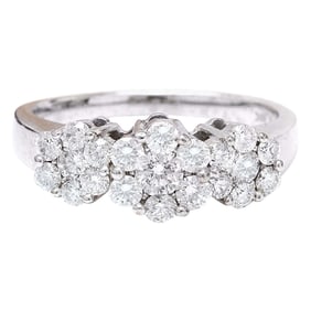 Diamond 14K White Gold Ring