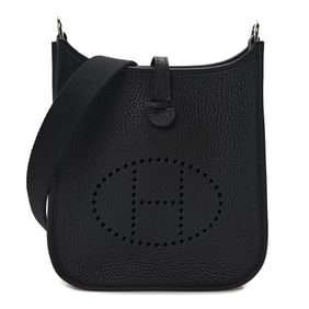 Hermes Taurillon Clemence Evelyne TPM Black