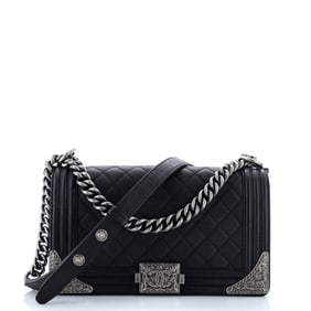 Chanel Paris-Dallas Boy Flap Bag Quilted