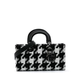 Dior Medium Canvas Macro Houndstooth Lady