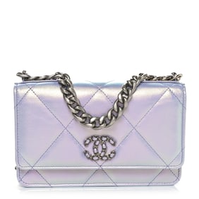 Chanel Iridescent Calfskin Quilted Chanel 19