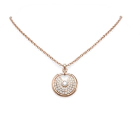 2.71 ctw Diamond Necklace 18K Rose Gold