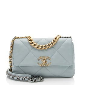 Chanel Lambskin 19 Medium Flap Shoulder