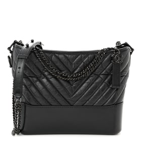 Chanel Aged Calfskin Chevron Quilted Medium