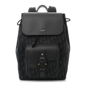 Christian Dior Oblique Jacquard Grained Calfskin