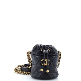 Chanel Twist Your Buttons Drawstring Bucket