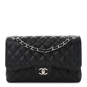 Chanel Caviar Quilted Jumbo Double Flap