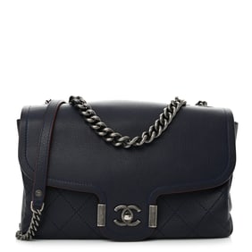 Chanel Grained Calfskin Archi Chic Flap