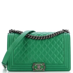 Chanel Boy Flap Bag Quilted Lambskin