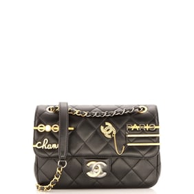 Chanel Coco Clips Flap Bag Embellished