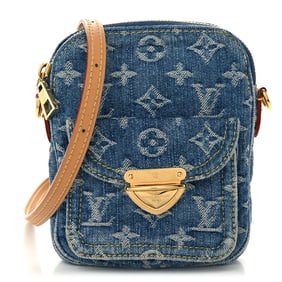 Louis Vuitton Denim Fairfax Pochette Blue