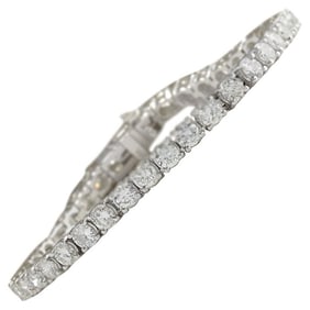 10.00 CTW Diamond 14K White Gold Bracelet