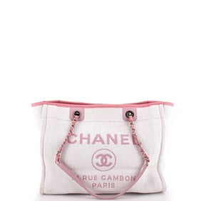 Chanel Deauville Tote Raffia Small