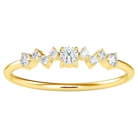 0.11 CTW Diamond 14K Yellow Gold Ring