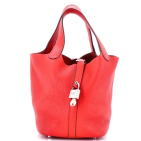 Hermes Picotin Lock Bag Clemence PM