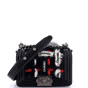 Chanel Boy Flap Bag Quilted Logo
