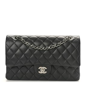 Chanel Lambskin Quilted Medium Double Flap