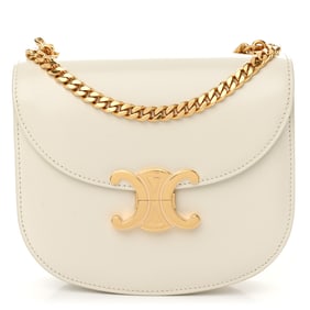 Celine Shiny Calfskin Triomphe Chain Besace