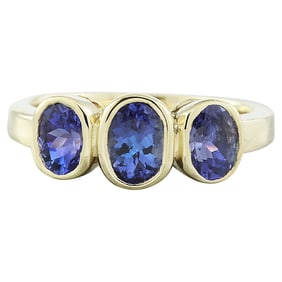 Tanzanite Ring 14K Yellow Gold