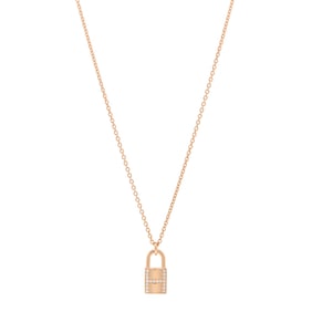 Hermes 18K Rose Gold Diamond Amulettes