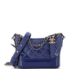 Chanel Gabrielle Hobo Quilted Goatskin and